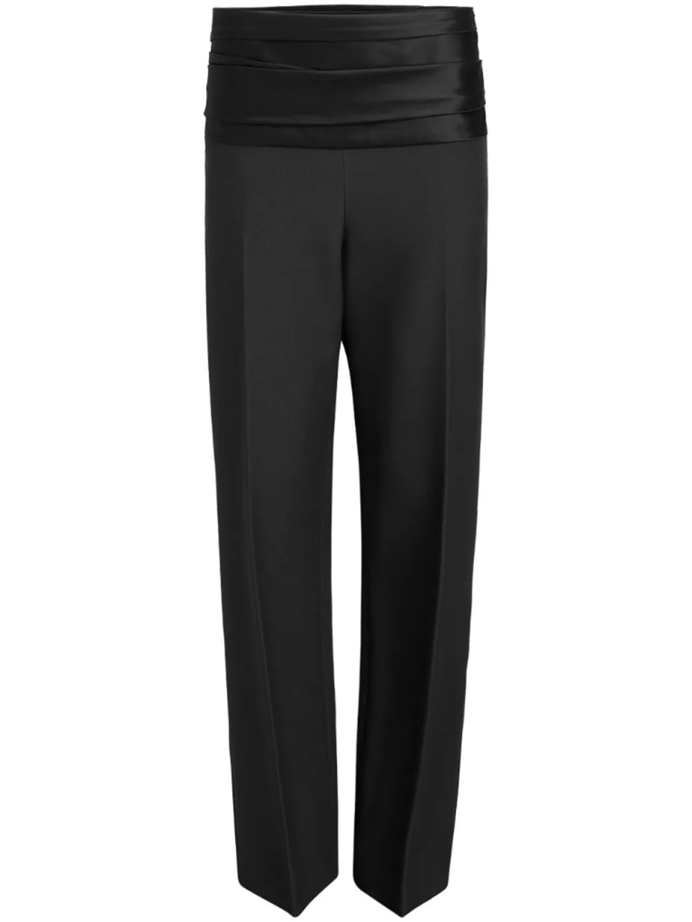 KHAITE Camberly Black Trousers